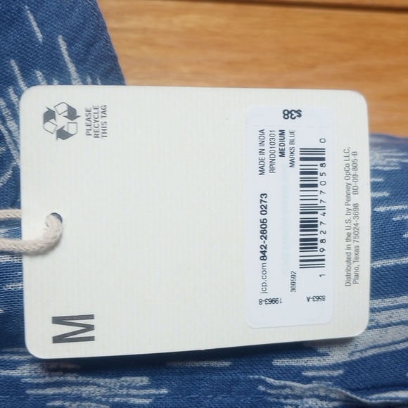 NWT Blue Patterned Blouse - Picture 6 of 10